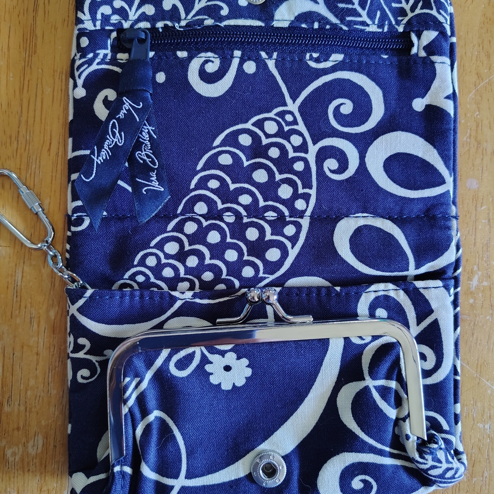 Stylish Blue and White Women's Bag
